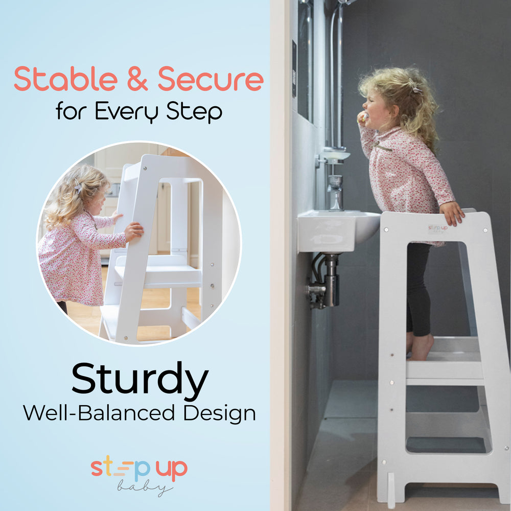 Step Stool study and safe in bathroom