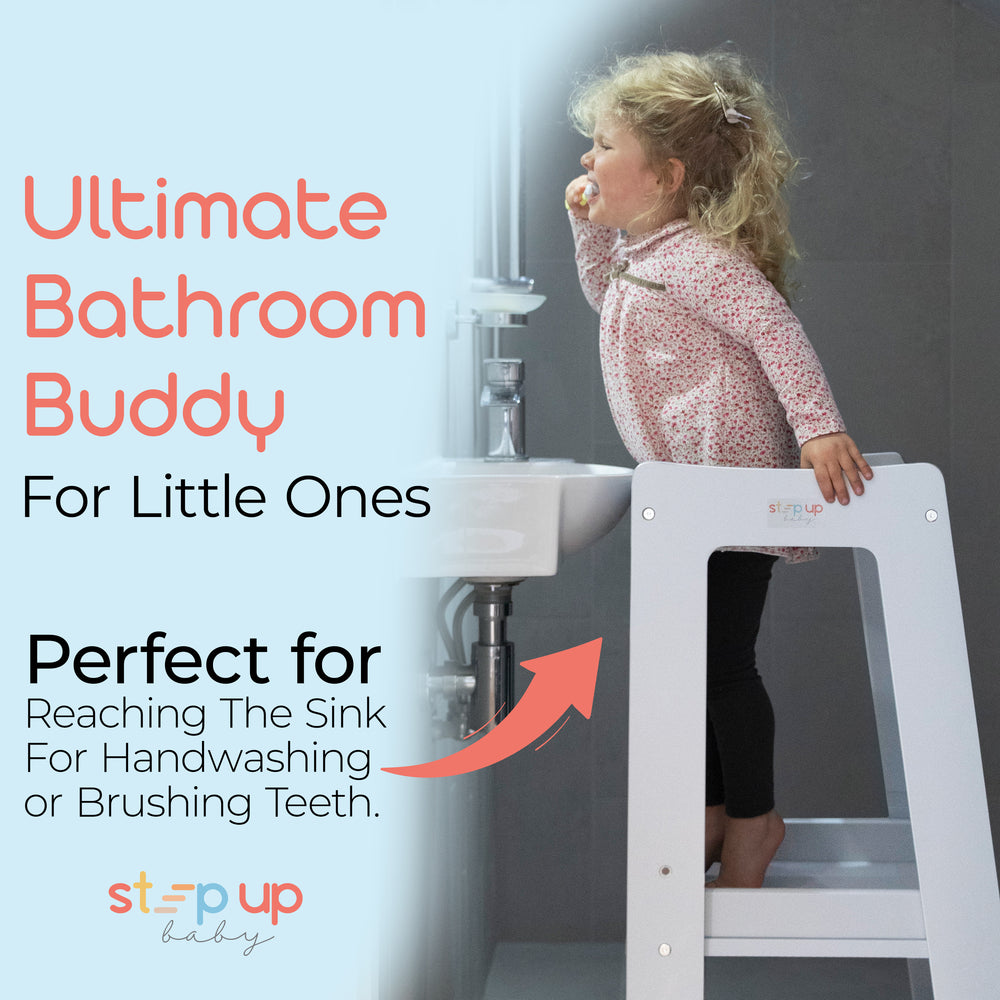 Stepup Step Stool in bathroom
